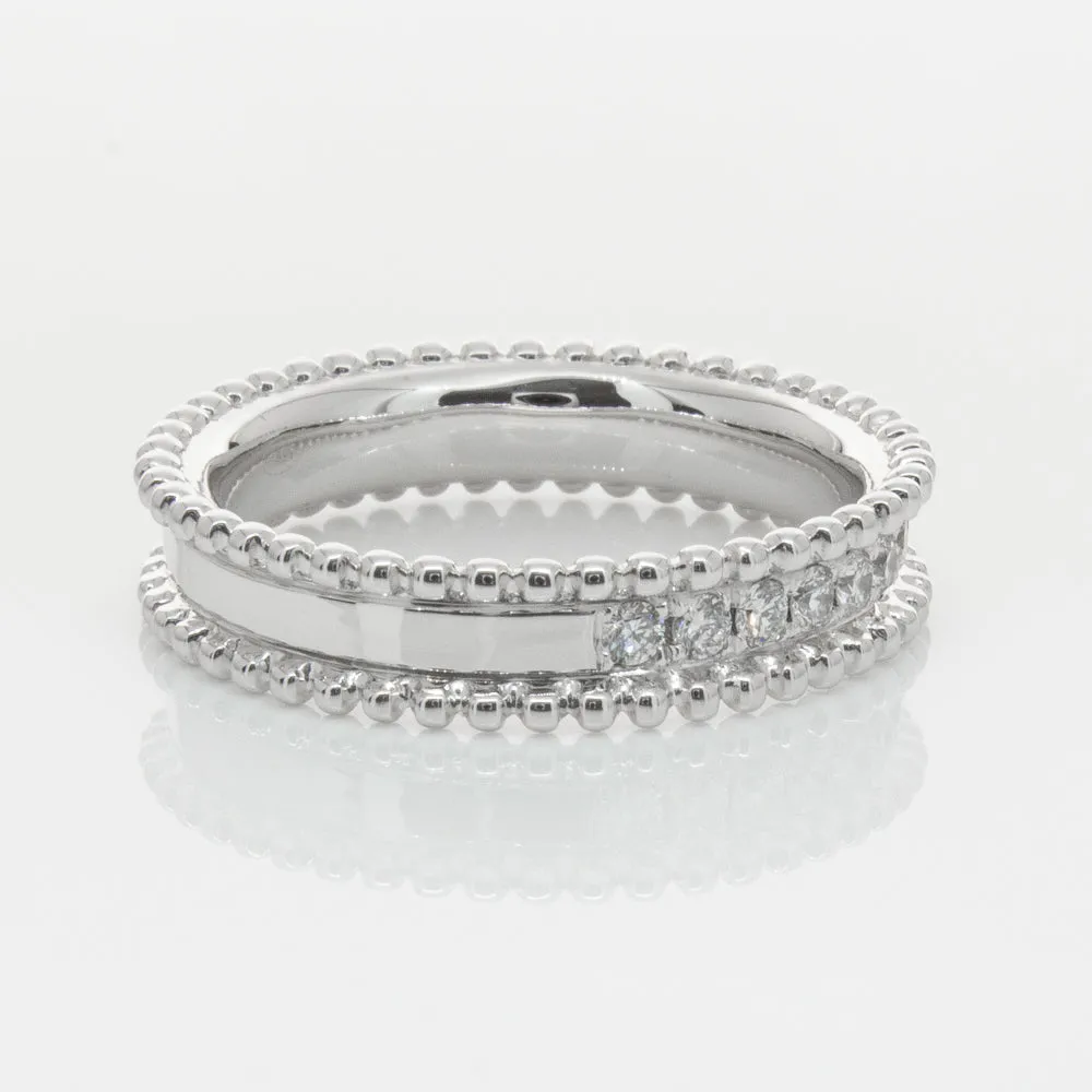 18ct White Gold .32ct Diamond Juno Ring