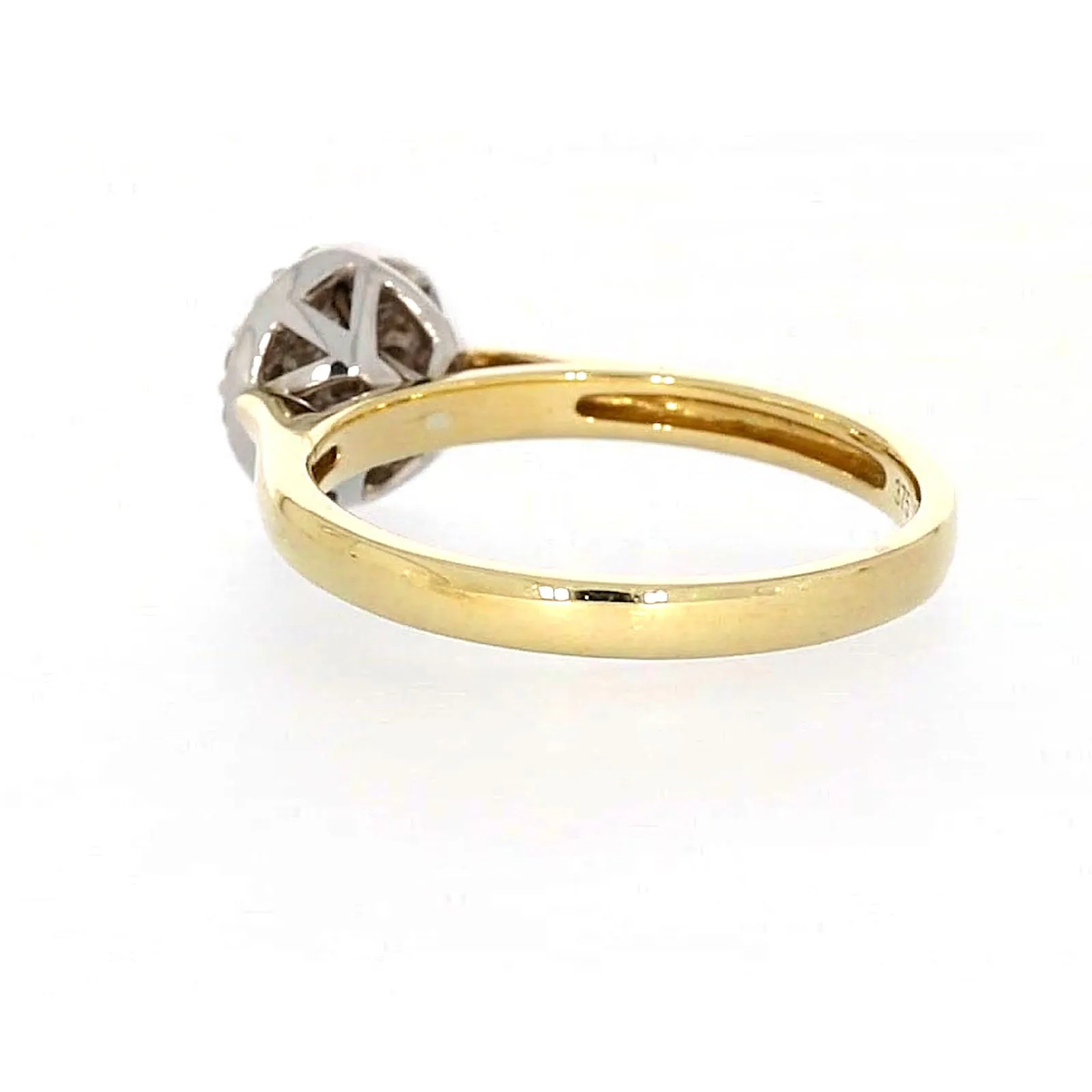 9ct Yellow Gold Round Brilliant Cut with 1/4 CARAT tw of Diamonds Ring