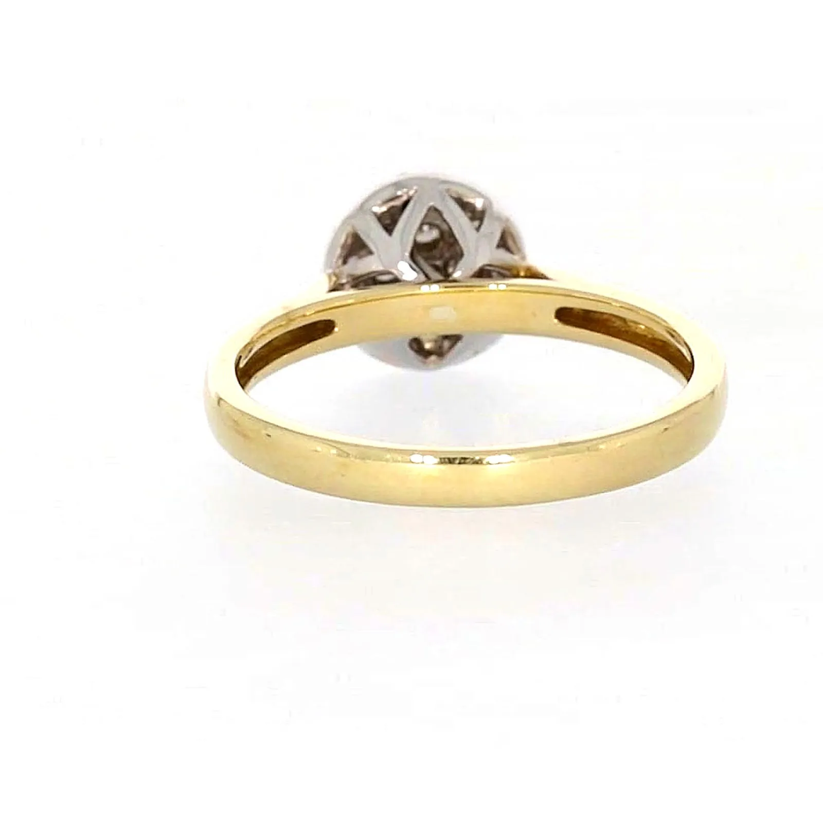 9ct Yellow Gold Round Brilliant Cut with 1/4 CARAT tw of Diamonds Ring