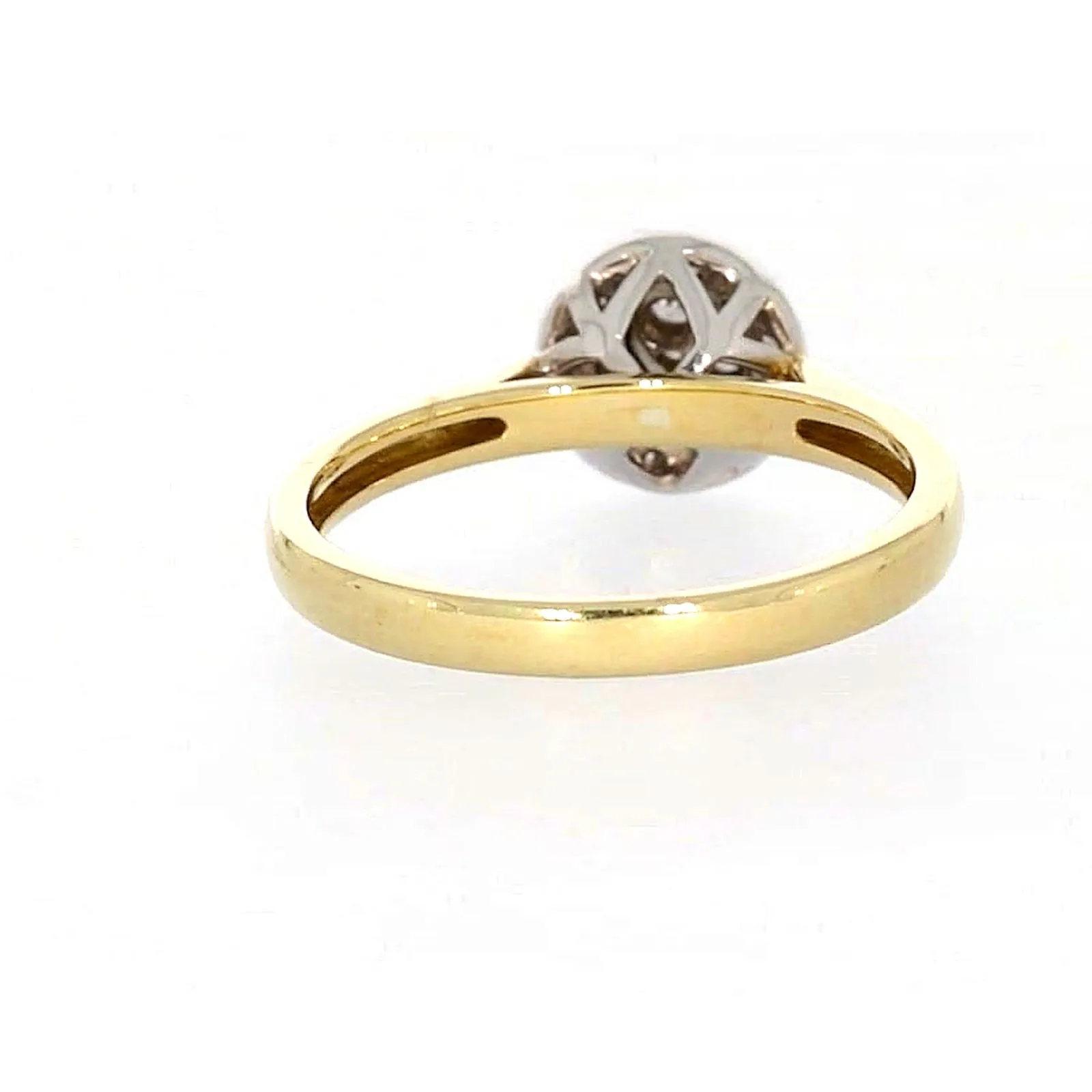 9ct Yellow Gold Round Brilliant Cut with 1/4 CARAT tw of Diamonds Ring