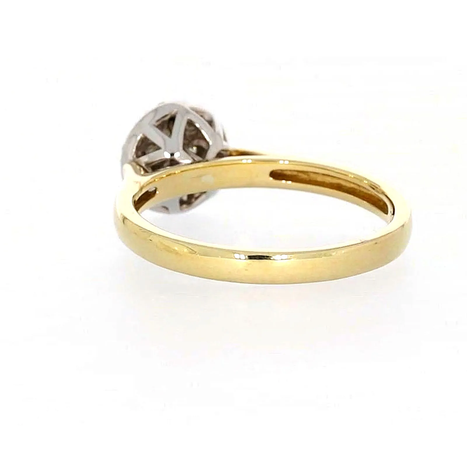 9ct Yellow Gold Round Brilliant Cut with 1/4 CARAT tw of Diamonds Ring