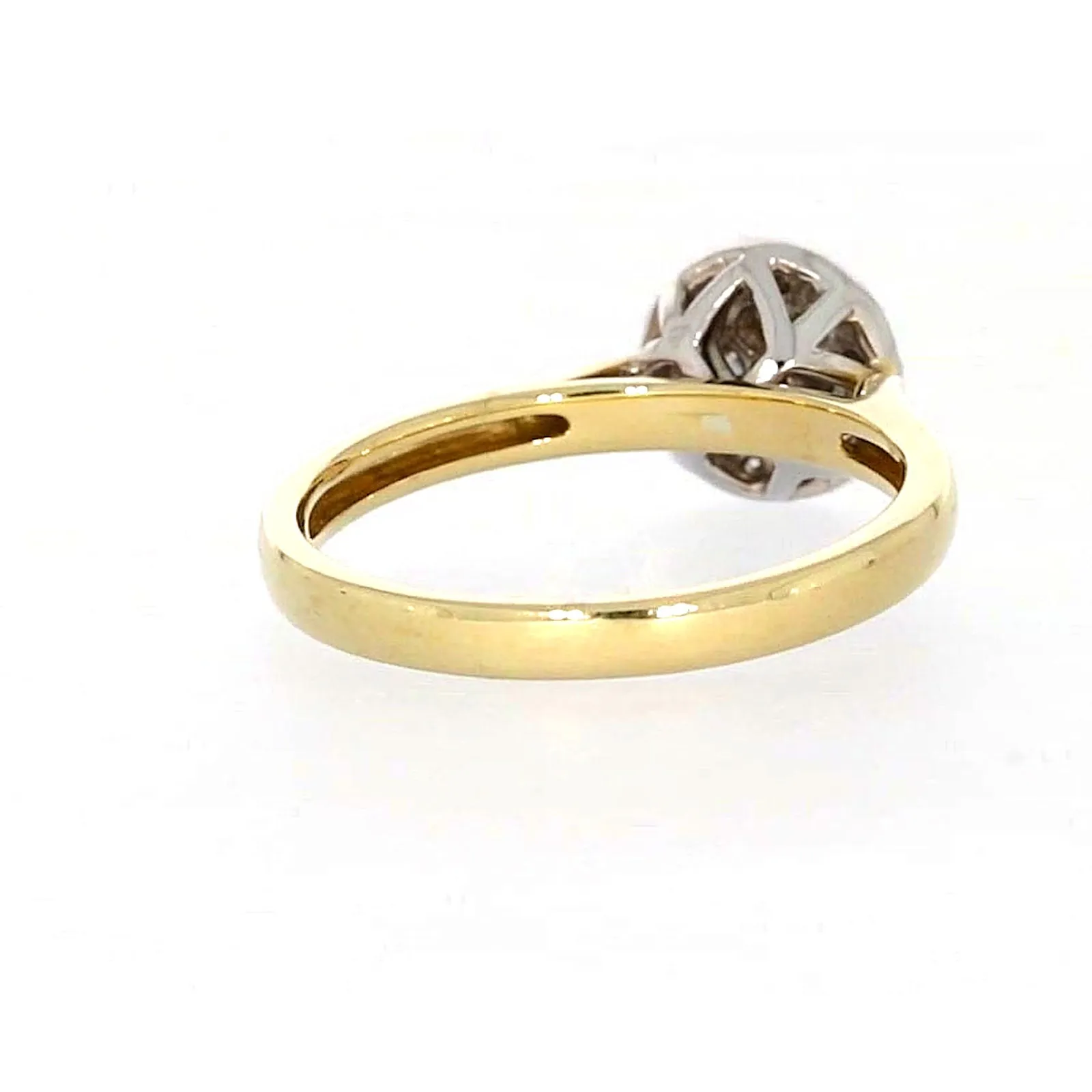 9ct Yellow Gold Round Brilliant Cut with 1/4 CARAT tw of Diamonds Ring