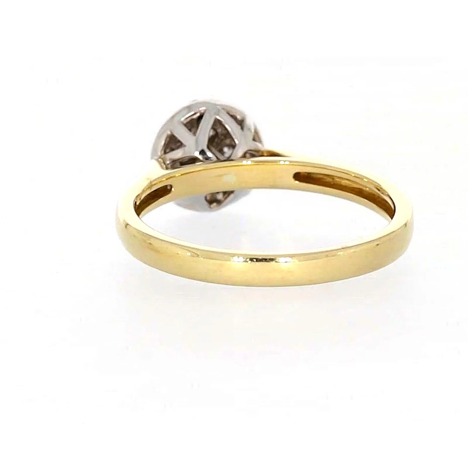 9ct Yellow Gold Round Brilliant Cut with 1/4 CARAT tw of Diamonds Ring