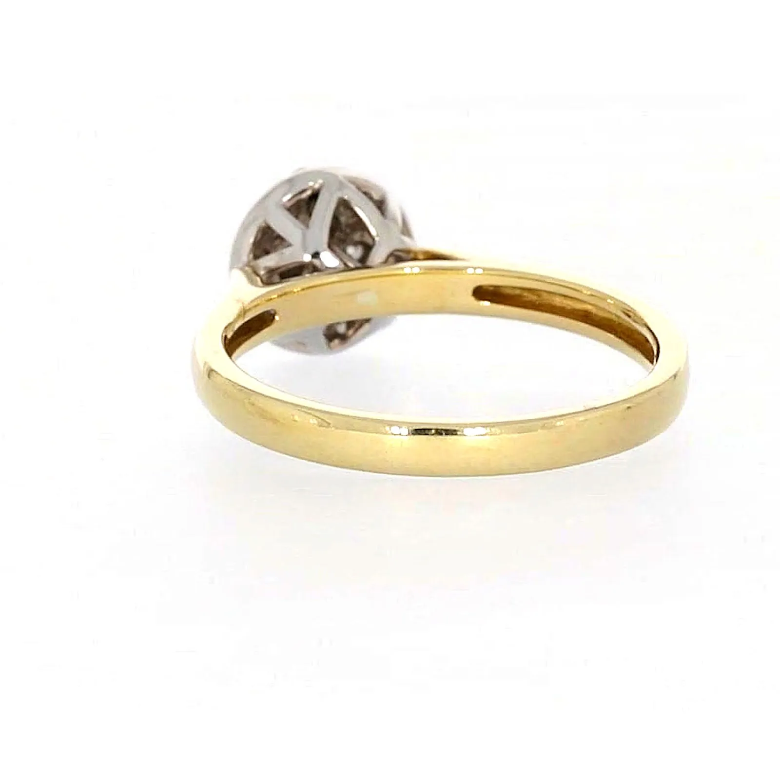 9ct Yellow Gold Round Brilliant Cut with 1/4 CARAT tw of Diamonds Ring