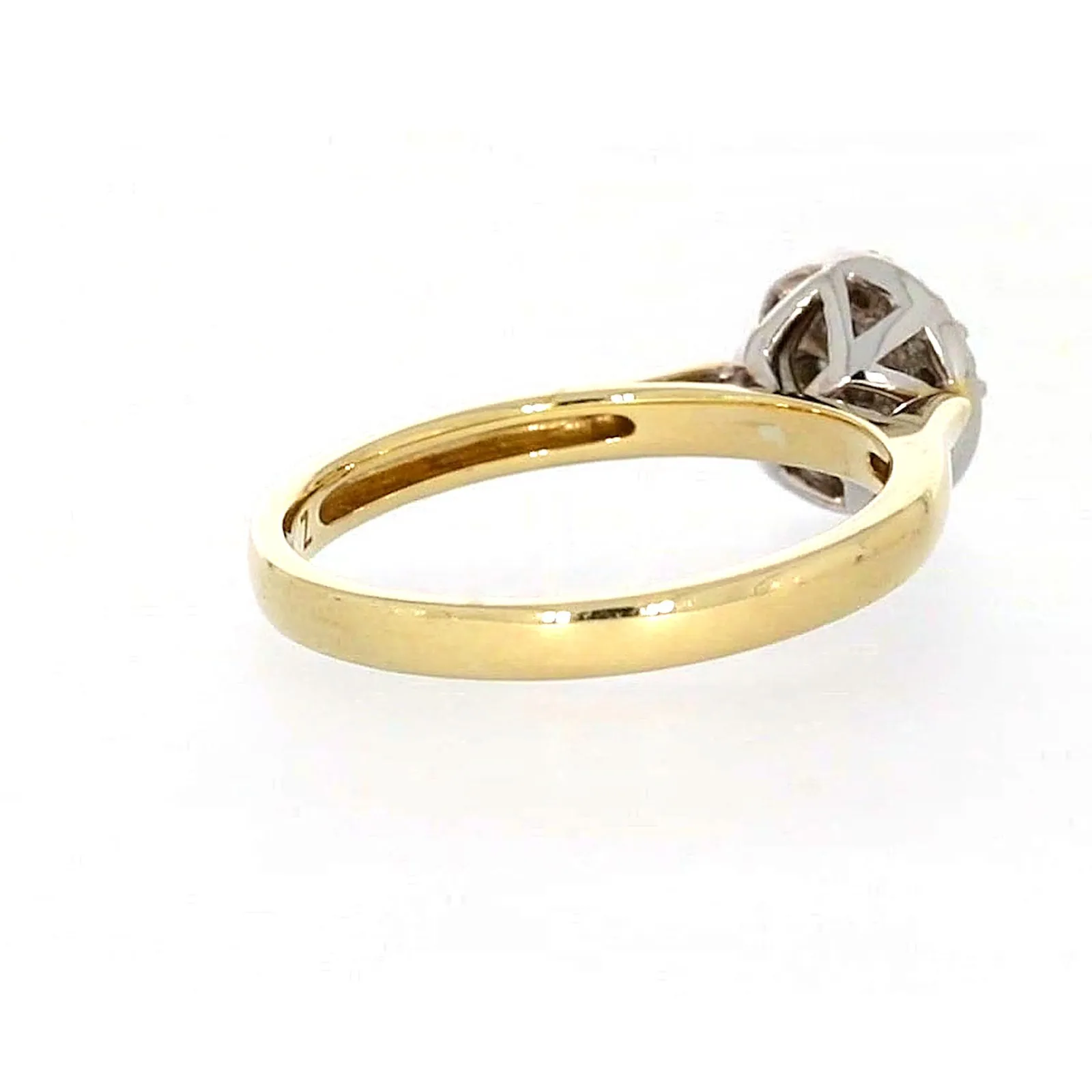 9ct Yellow Gold Round Brilliant Cut with 1/4 CARAT tw of Diamonds Ring