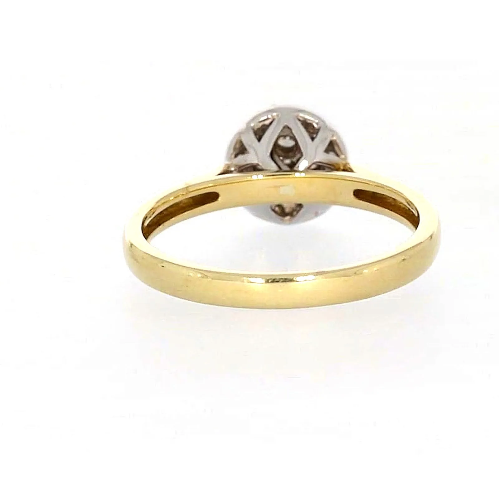 9ct Yellow Gold Round Brilliant Cut with 1/4 CARAT tw of Diamonds Ring