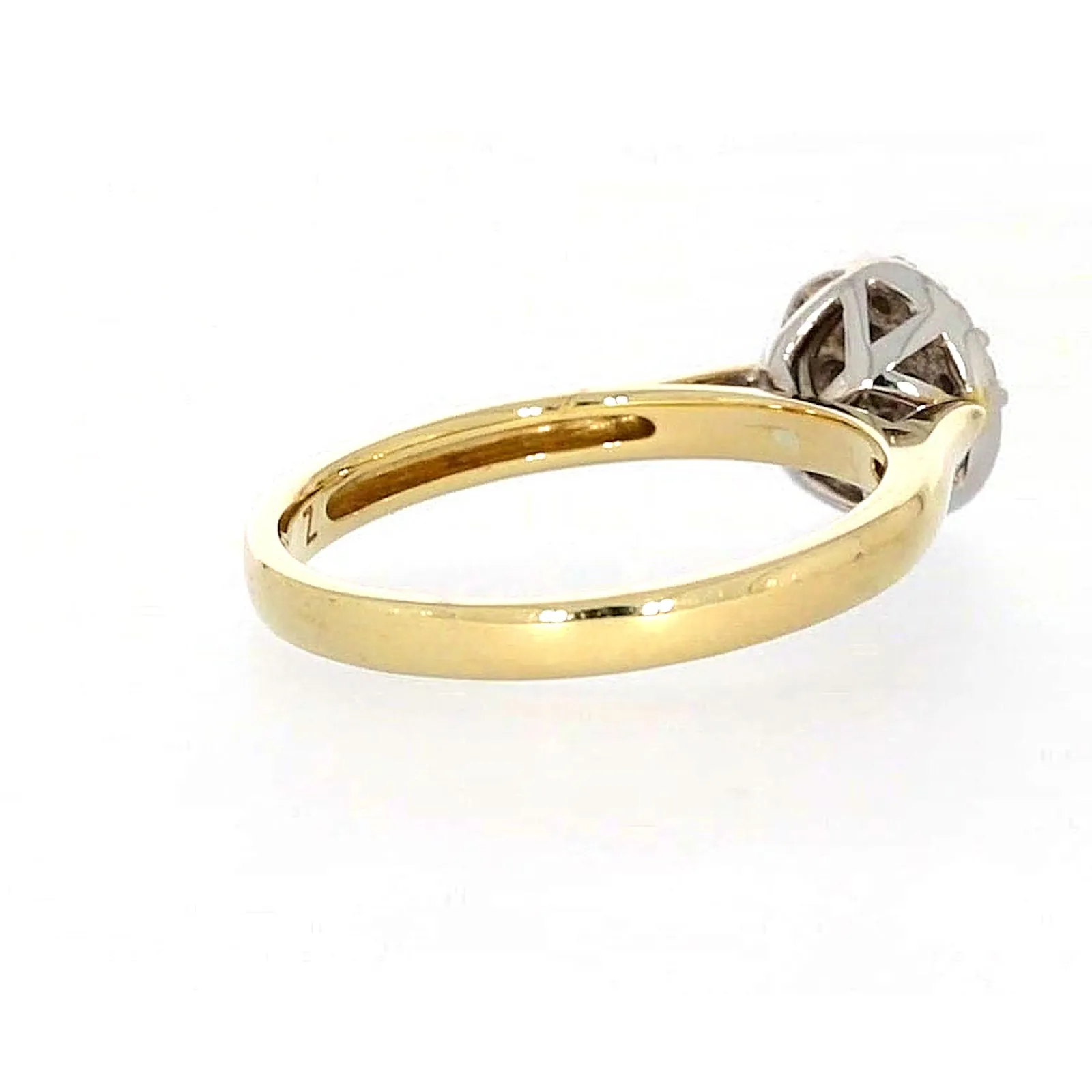 9ct Yellow Gold Round Brilliant Cut with 1/4 CARAT tw of Diamonds Ring