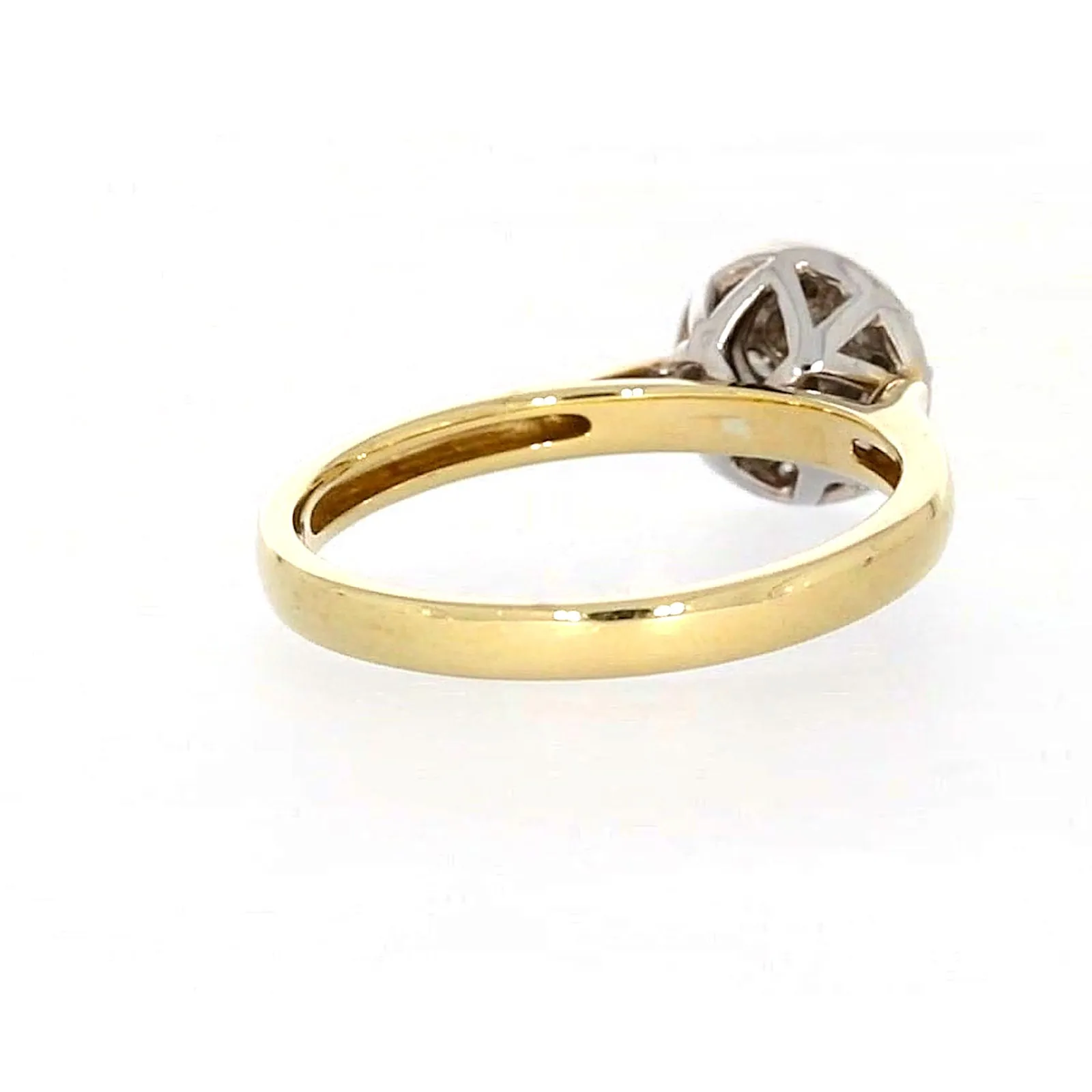 9ct Yellow Gold Round Brilliant Cut with 1/4 CARAT tw of Diamonds Ring