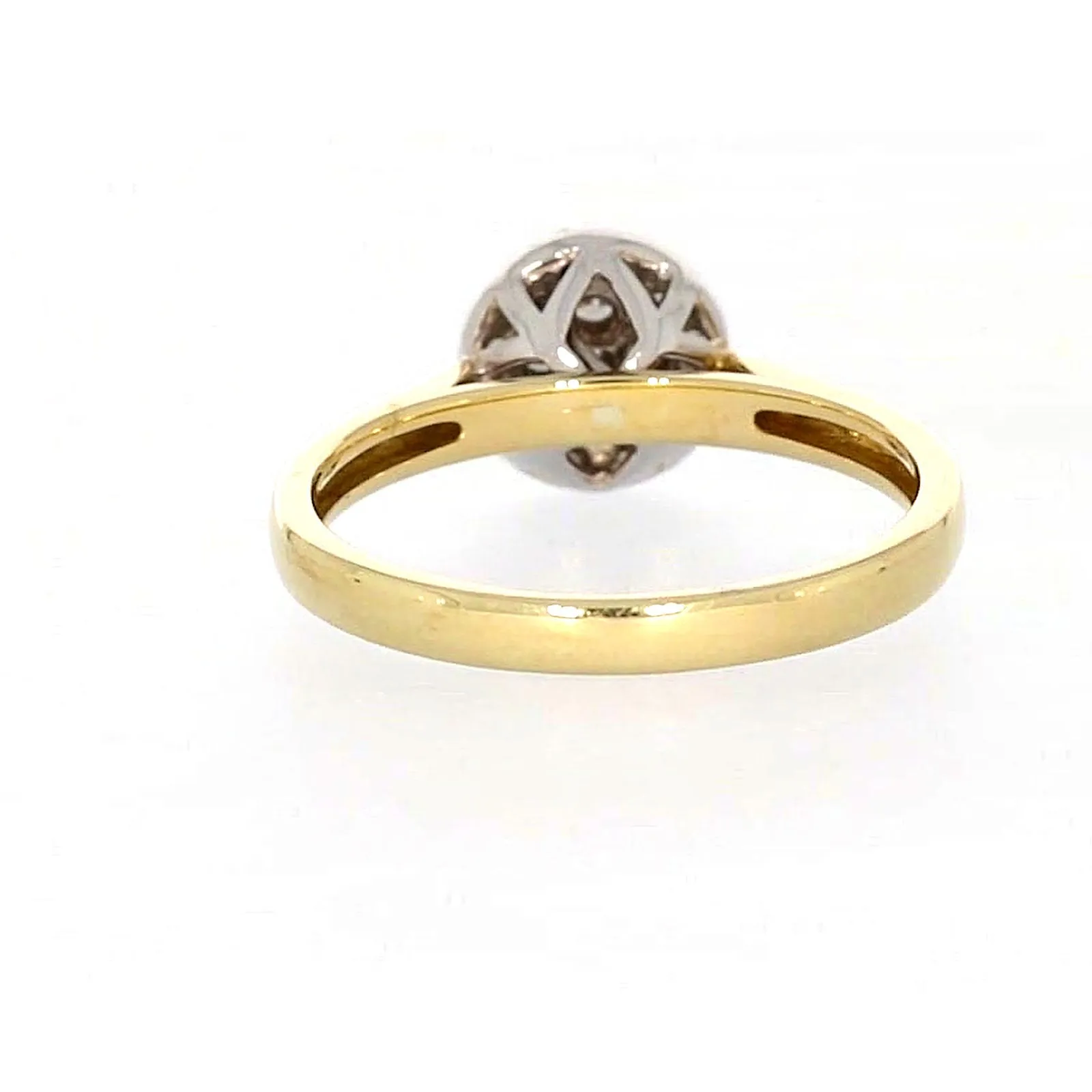 9ct Yellow Gold Round Brilliant Cut with 1/4 CARAT tw of Diamonds Ring