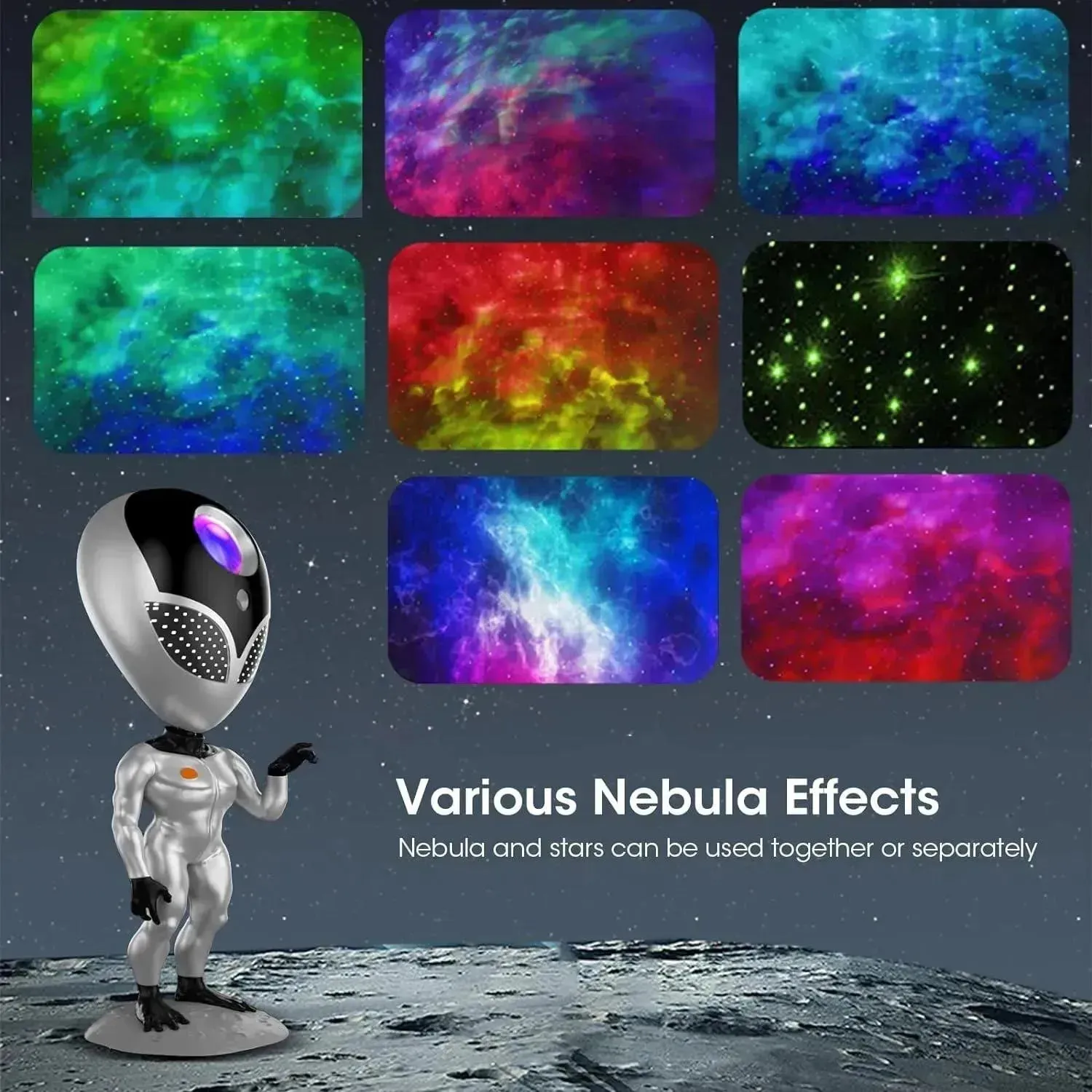 Alien Galaxy Nebula Projector Night Light