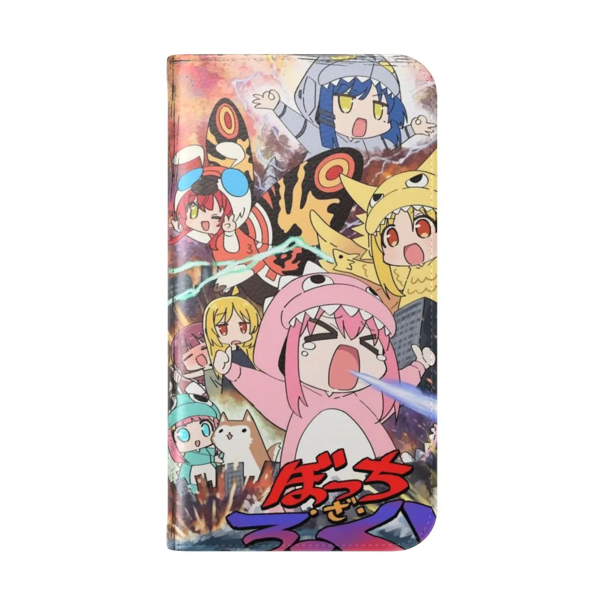 Anime Chibi Flip Phone Case for Bocchi the Rock Fans