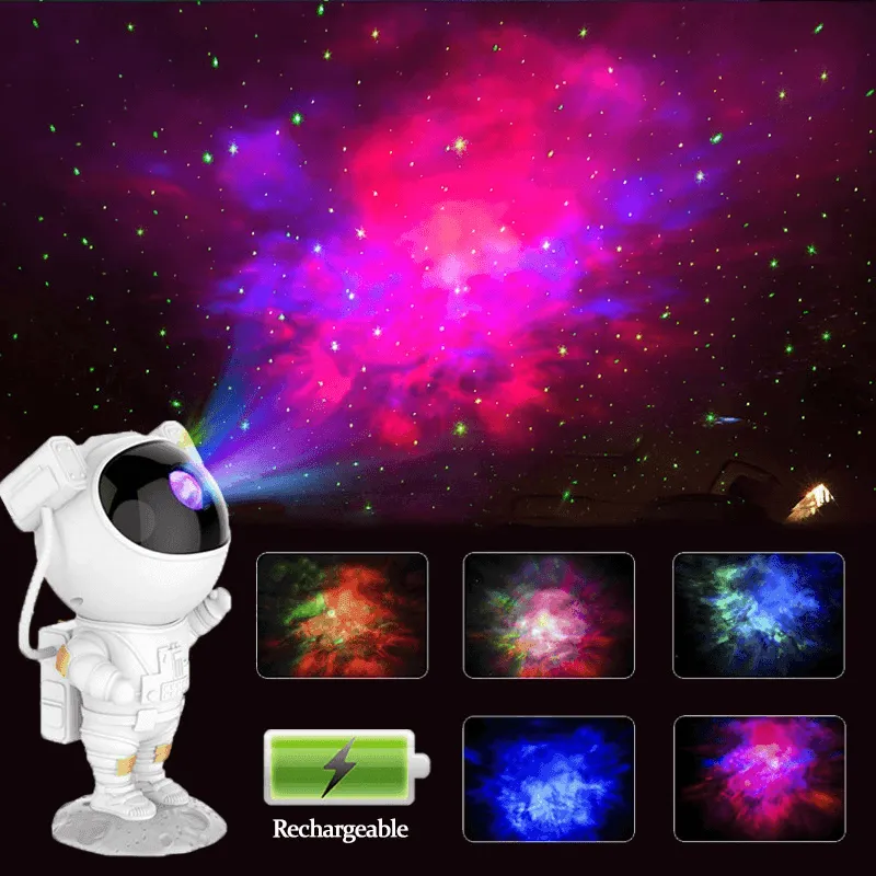 Astronaut Galaxy Star Projector Starry Sky Night Light with BT Speaker