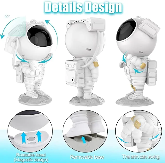 Astronaut Star Galaxy Projector Starry Sky Night Light