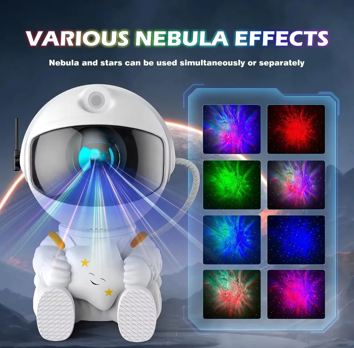 Astronaut Starry Sky Projector Light