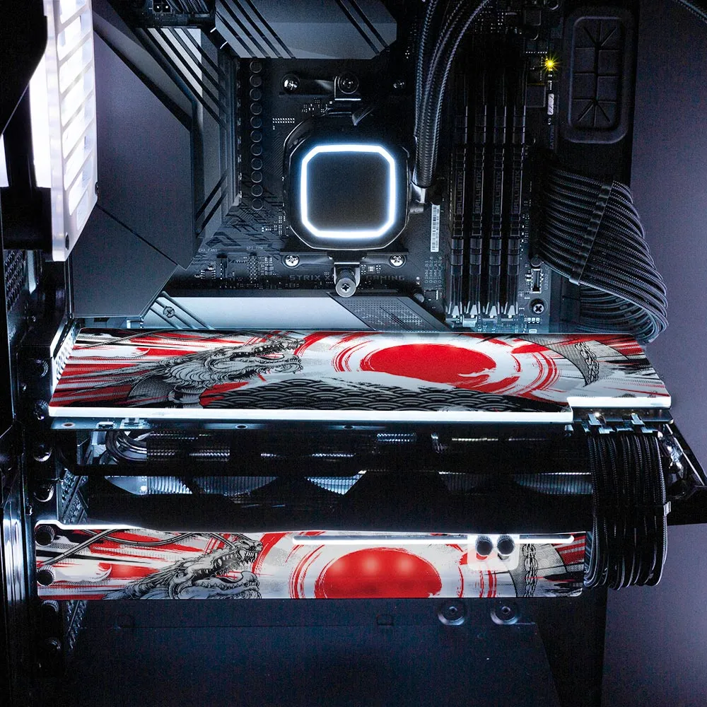 Battle of the Fire Dragon RGB GPU Backplate