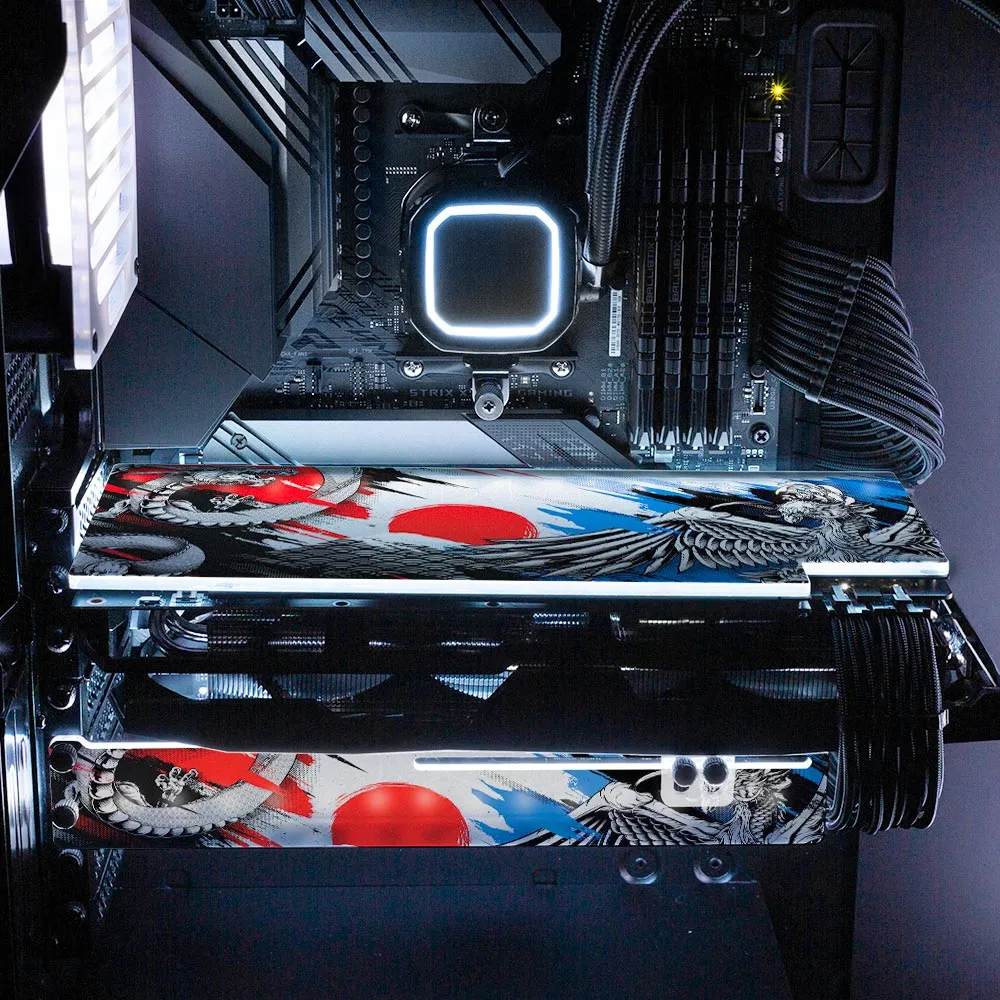 Battle of the Water Dragon RGB GPU Support Bracket