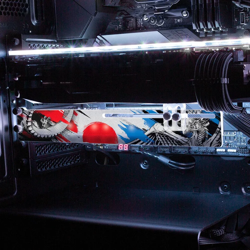 Battle of the Water Dragon RGB GPU Support Bracket