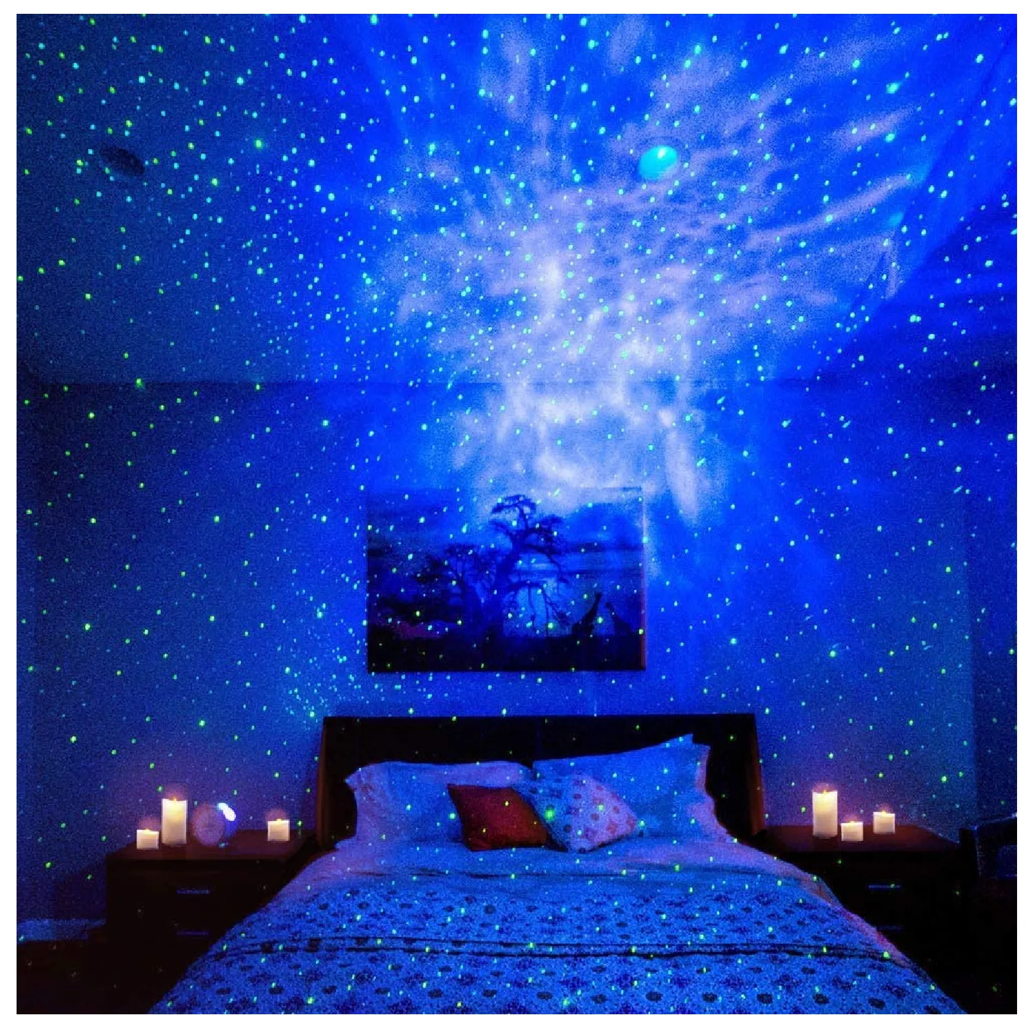 BlissLights Sky Lite  LED Laser Star Projector Galaxy Lighting, Nebula Lamp