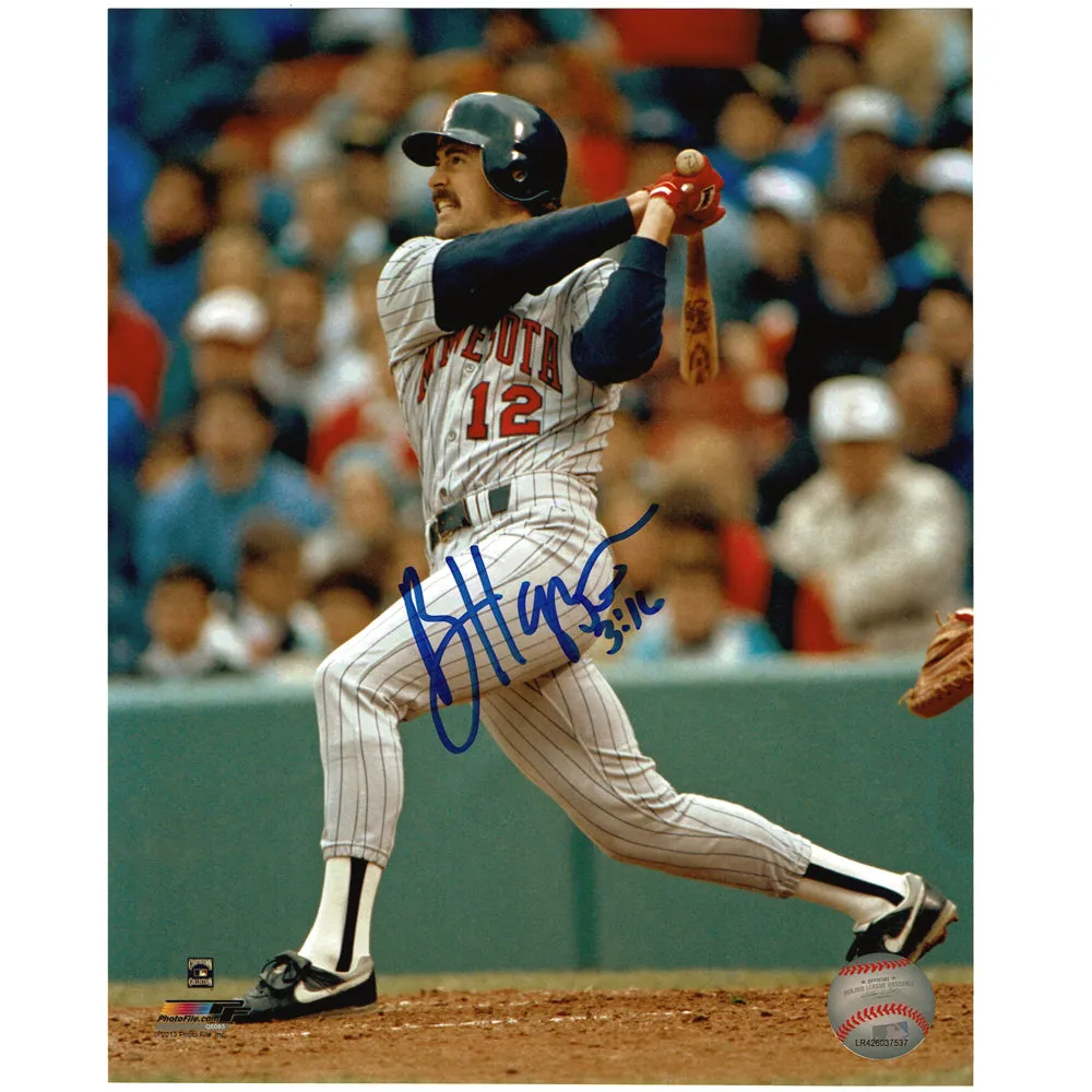 Brian Harper Autographed Minnesota Twins 8x10 Photo