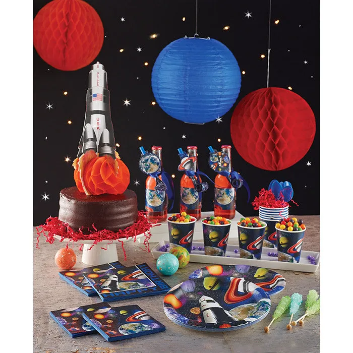 Bulk Space Blast Paper Dinner Plates (96 per Case)