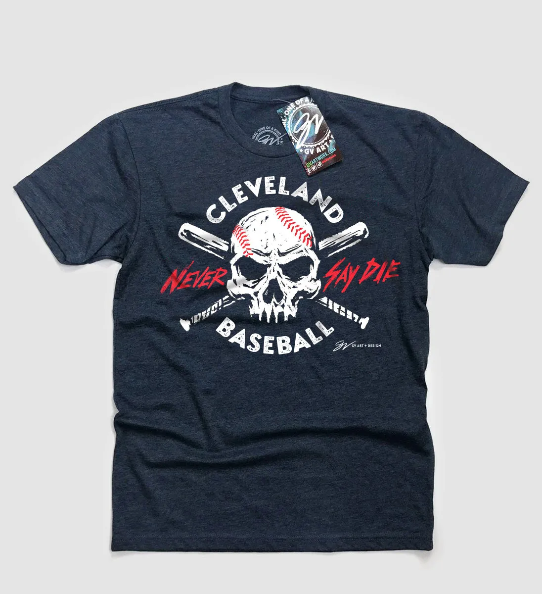 Cleveland Baseball Never Say Die T shirt