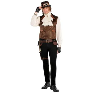 Costume homme veste et chemise steampunk (STD)