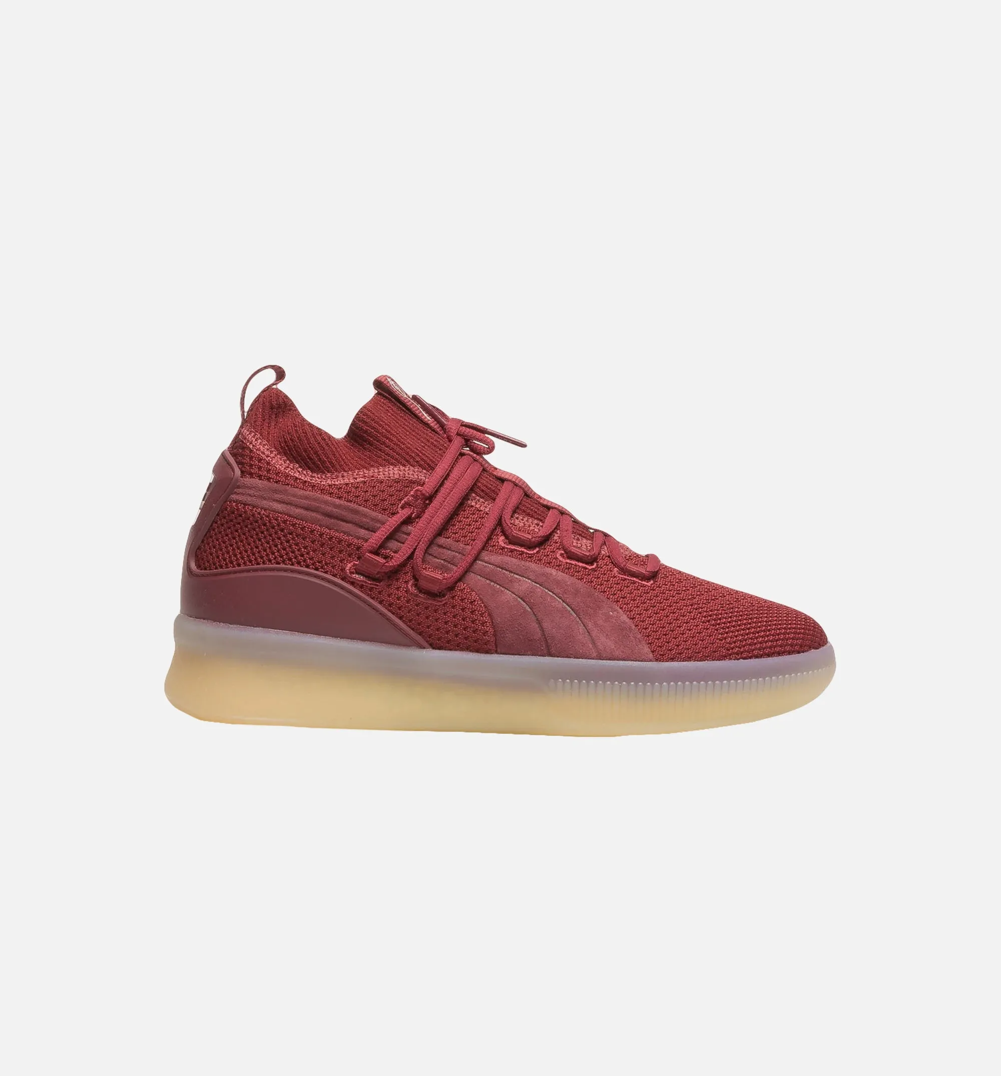 Def Jam X Clyde Court 35Th Anniversary Mens Basketball Shoe - Burgundy/Gum