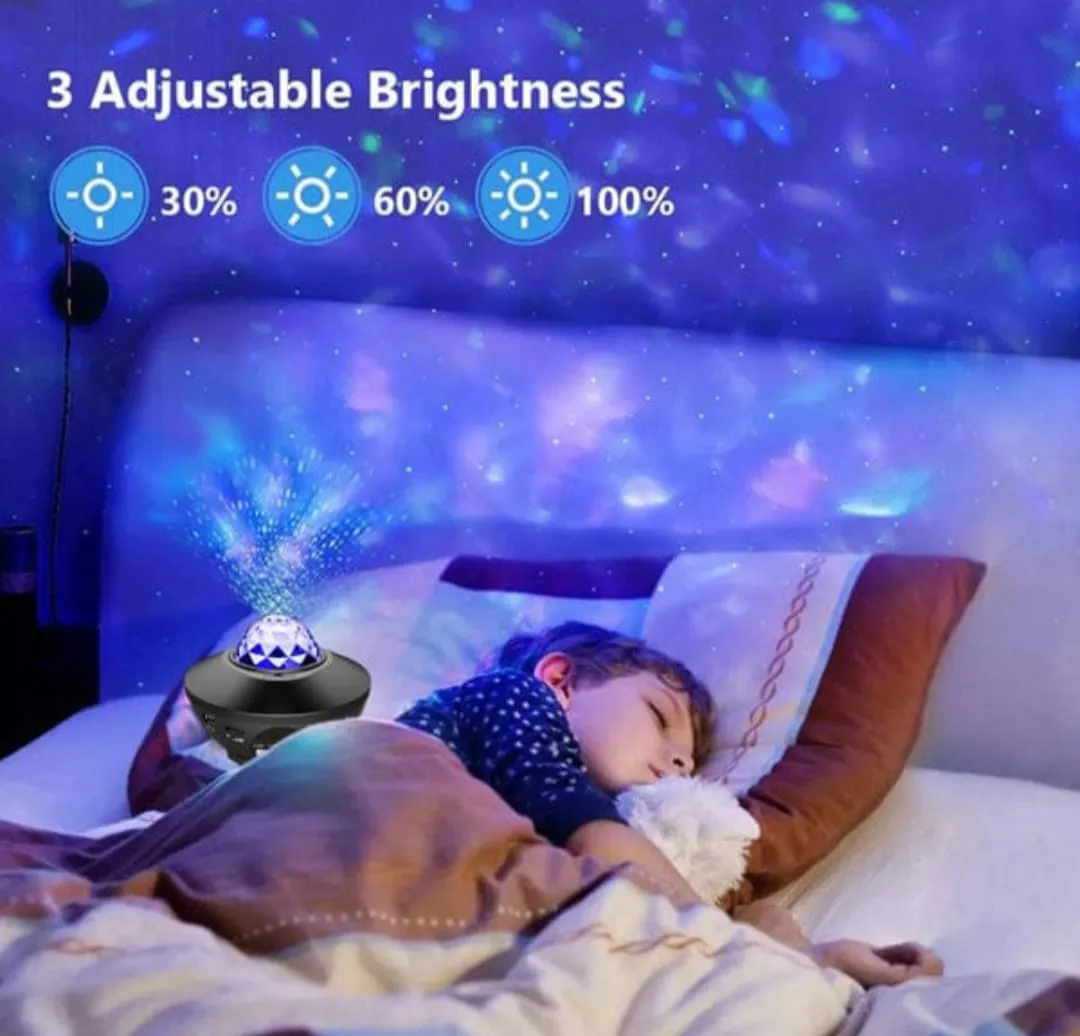 Galaxy Star Projector Lamp Led Universe | Galaxy Star Light Projector. (double Speaker)