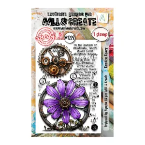 Garden Gears A7 Stamp Set No. 1229 | Steampunk Essentials