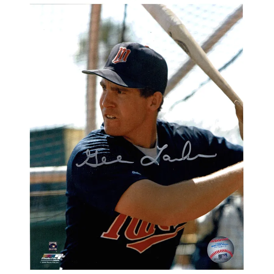 Gene Larkin Autographed Minnesota Twins 8x10 Photo BP