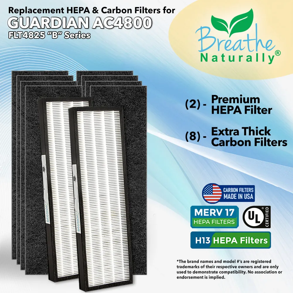 GermGuardian FLT4825 Filter B Replacement HEPA   Carbon Pre-Filter Bundle