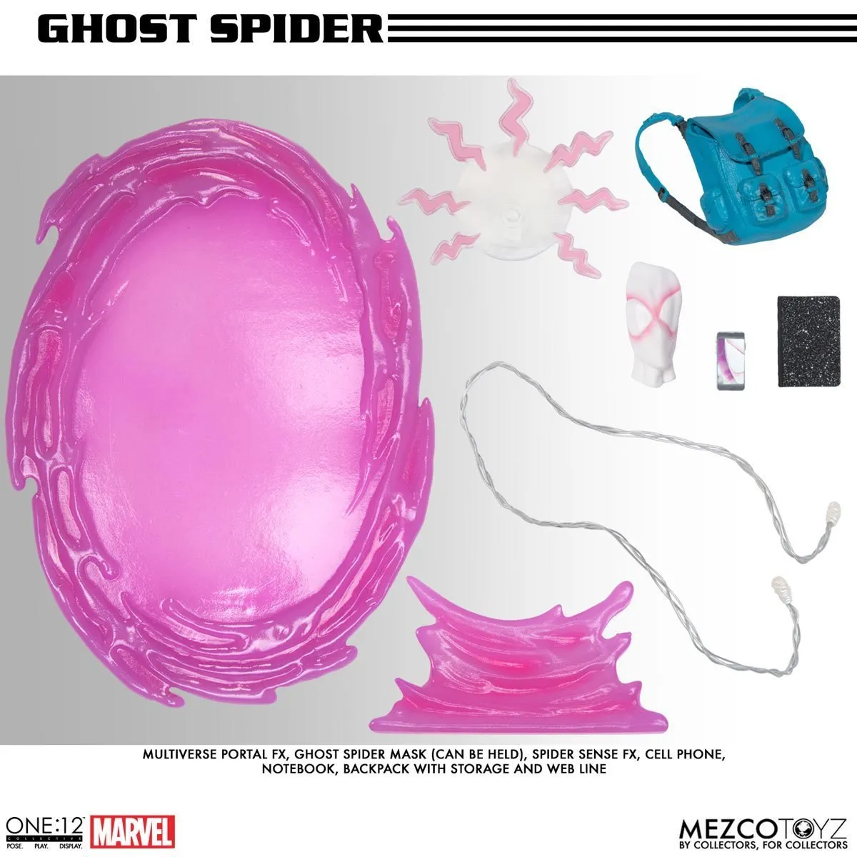 Ghost-Spider Mezco One:12 Collective Action Figure