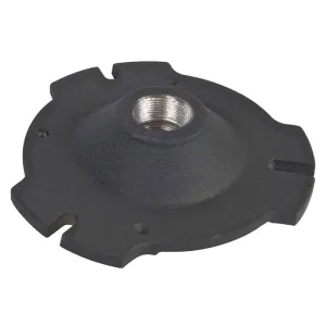 Guardian 150-032 9" Dia. Cast Aluminum Floor Flange with 1-1/4" IPS Female