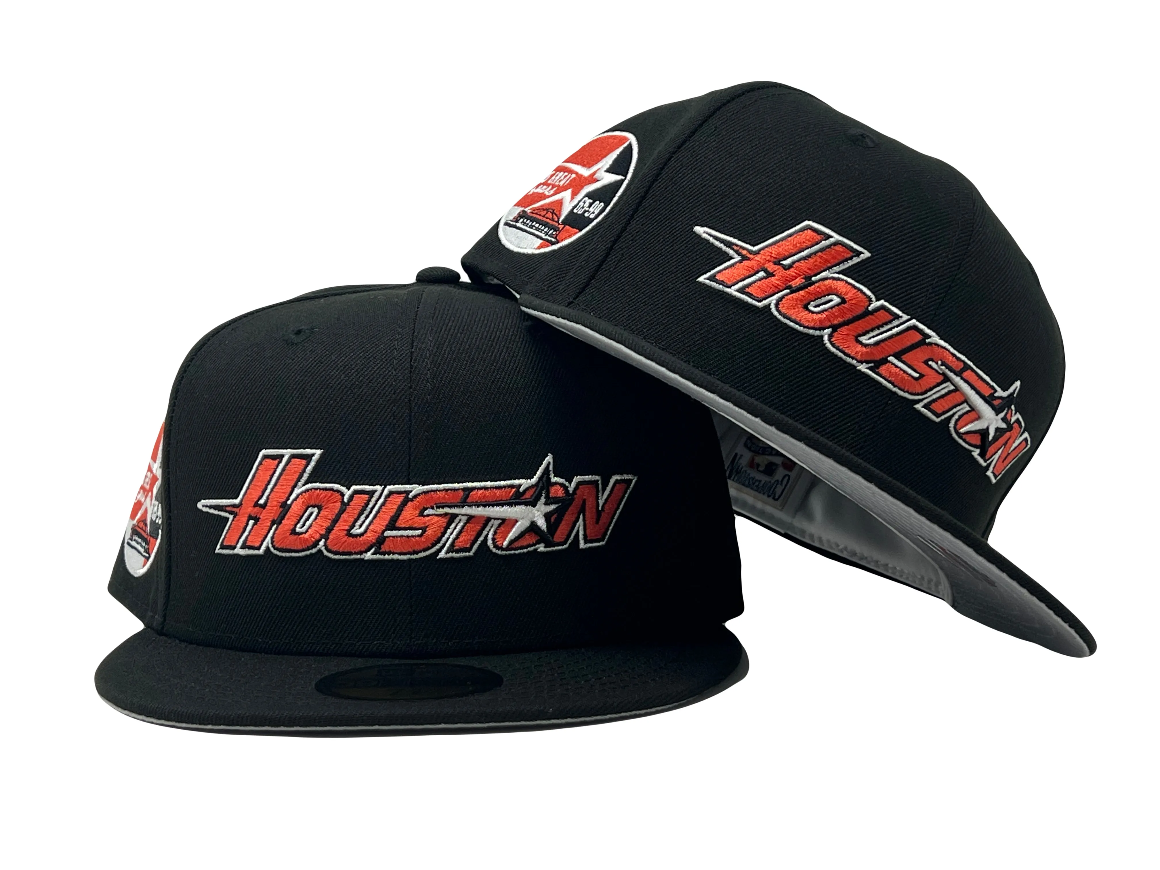 Houston Astros 35th anniversary gray brim fitted hat