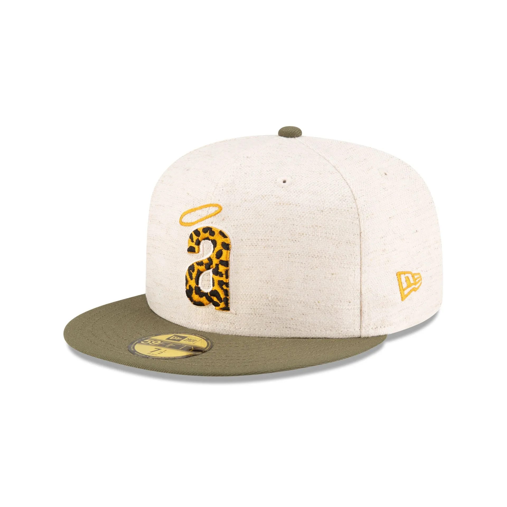 Just Caps Animal Fill California Angels 59FIFTY Fitted Hat