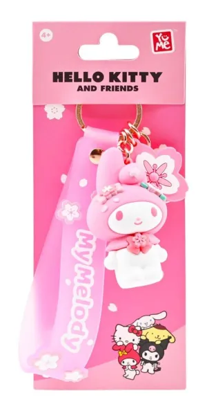 Keychain With Hand Strap Hello Kitty My Melody