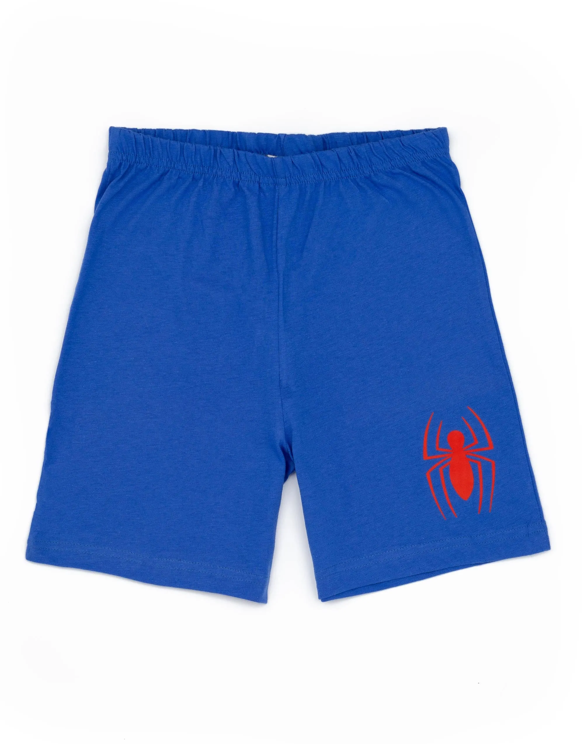 Marvel Spider-Man Boys Blue and Red T-Shirt and Shorts Pyjamas