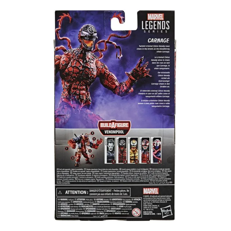 Marvel Venom 6 Inch Legends Series Figure Carnage