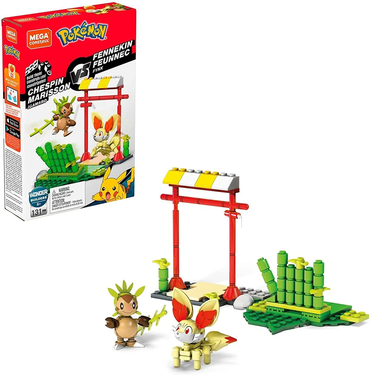 Mega Construx Pokémon Battle Pack | Chespin VS. Fennekin