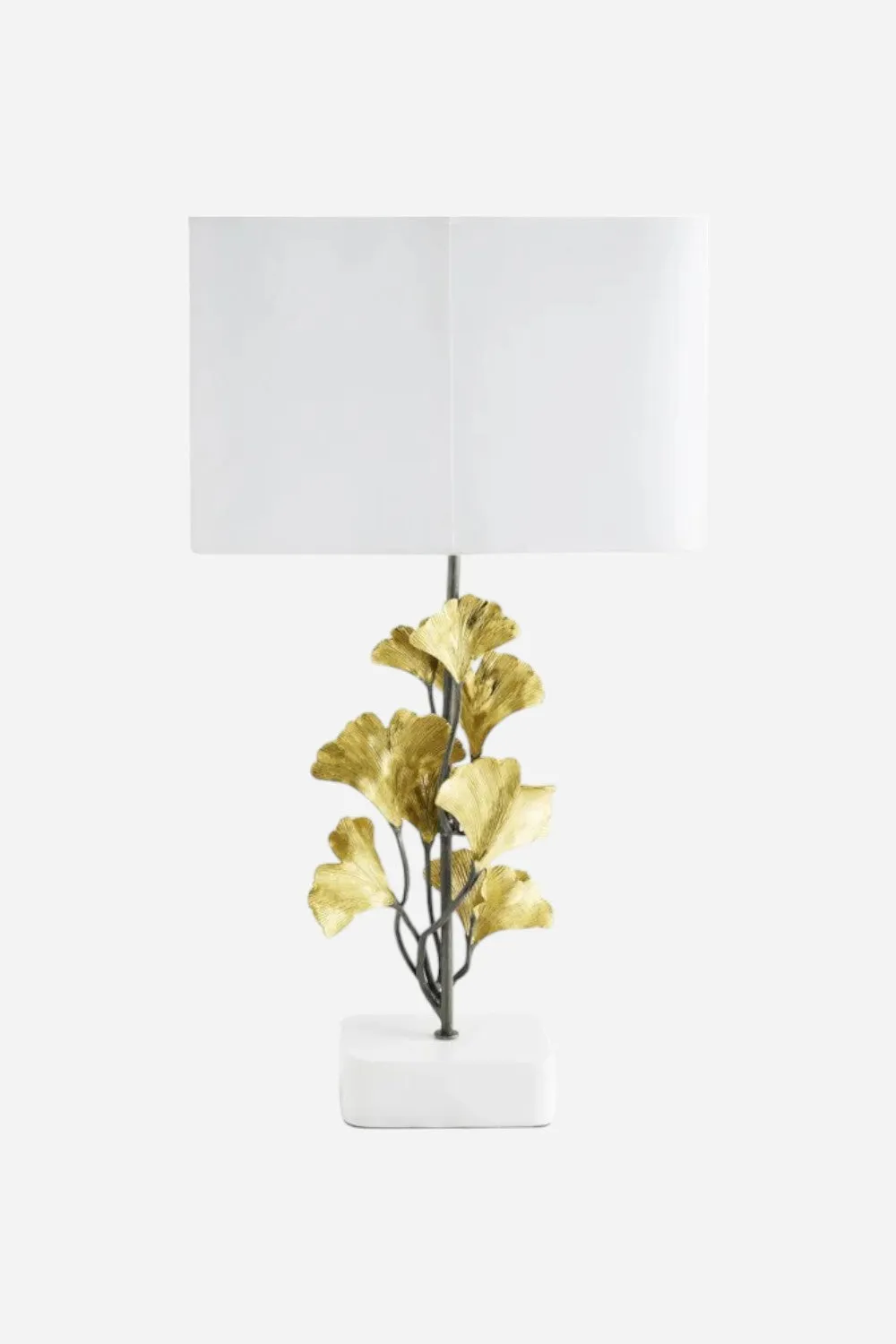 Michael Aram Golden Ginkgo Table Lamp