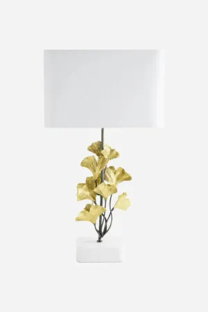 Michael Aram Golden Ginkgo Table Lamp