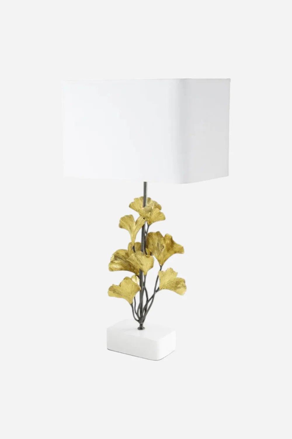 Michael Aram Golden Ginkgo Table Lamp