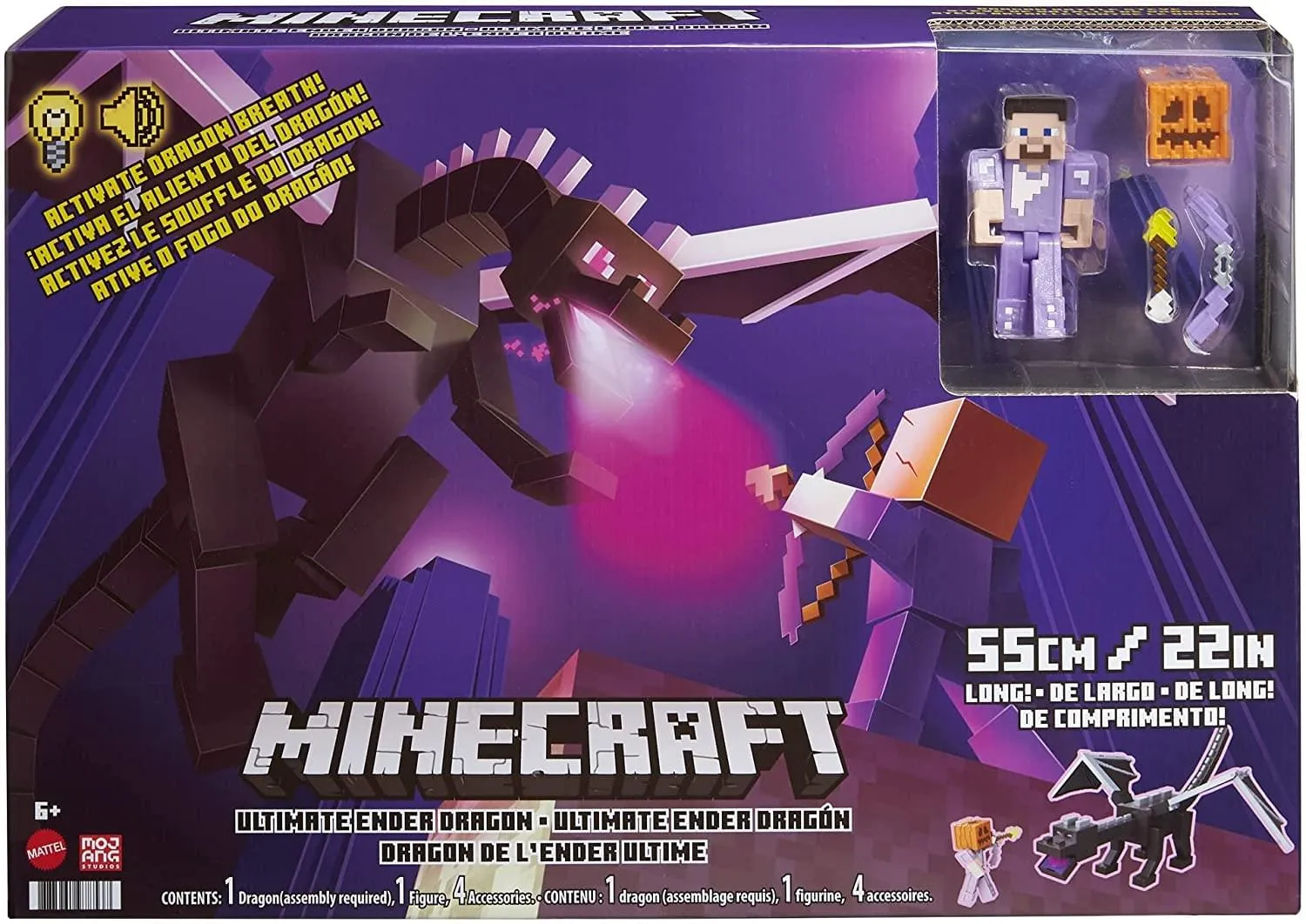 Minecraft Ultimate Ender Dragon 20 Inch Action Figure