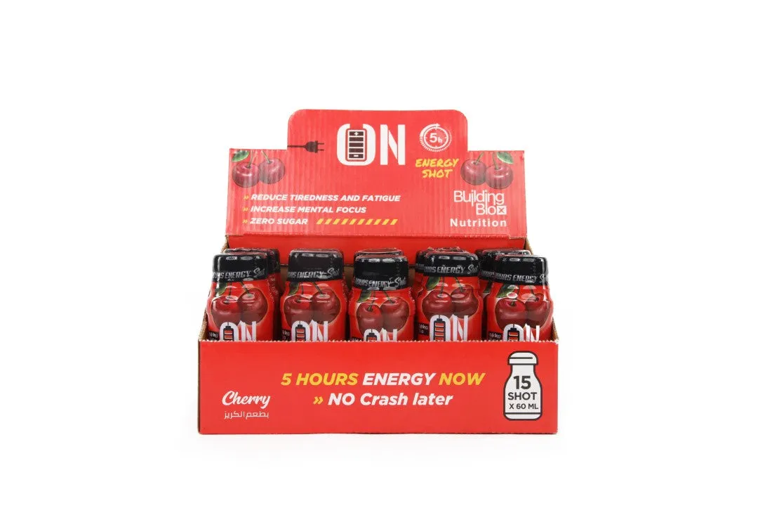 ON Energy Shot  - Cherry  (Pack of 15 Shot)