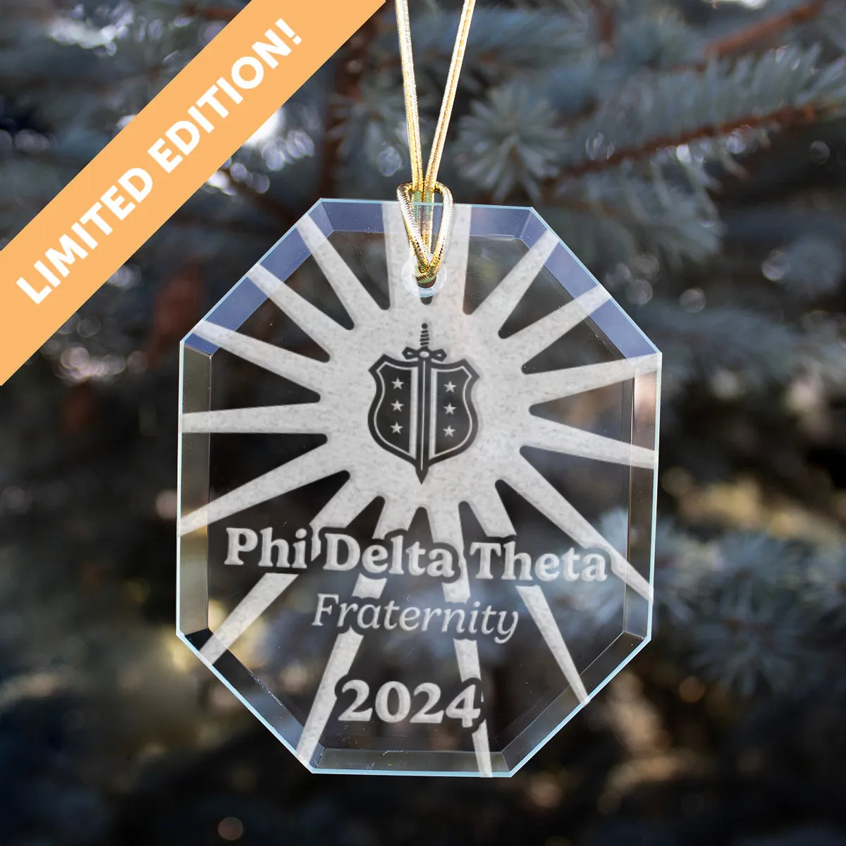 Phi Delt 2024 Limited Edition Retro Holiday Ornament