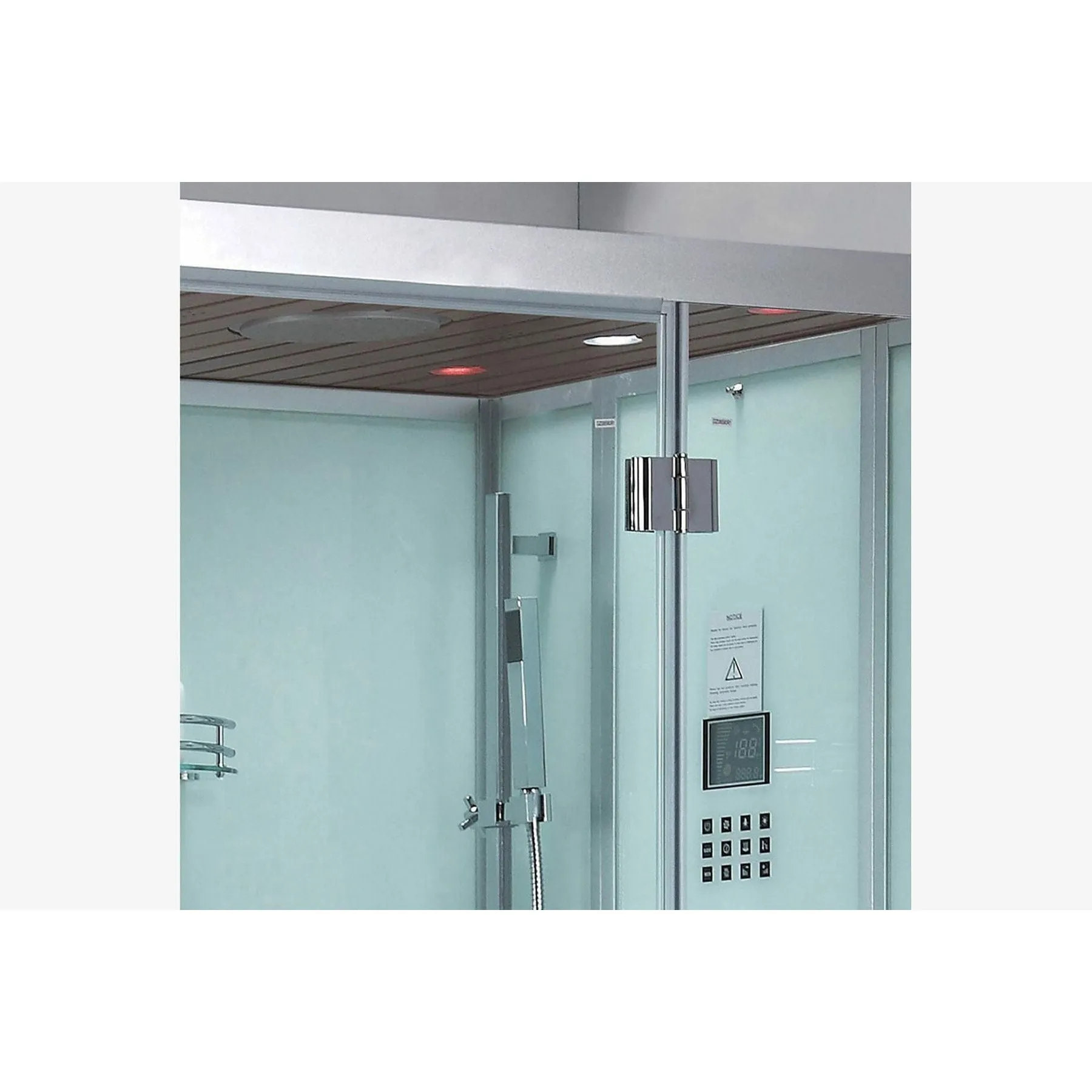 Platinum DZ960F8 1 Person Walk-In Steam Shower