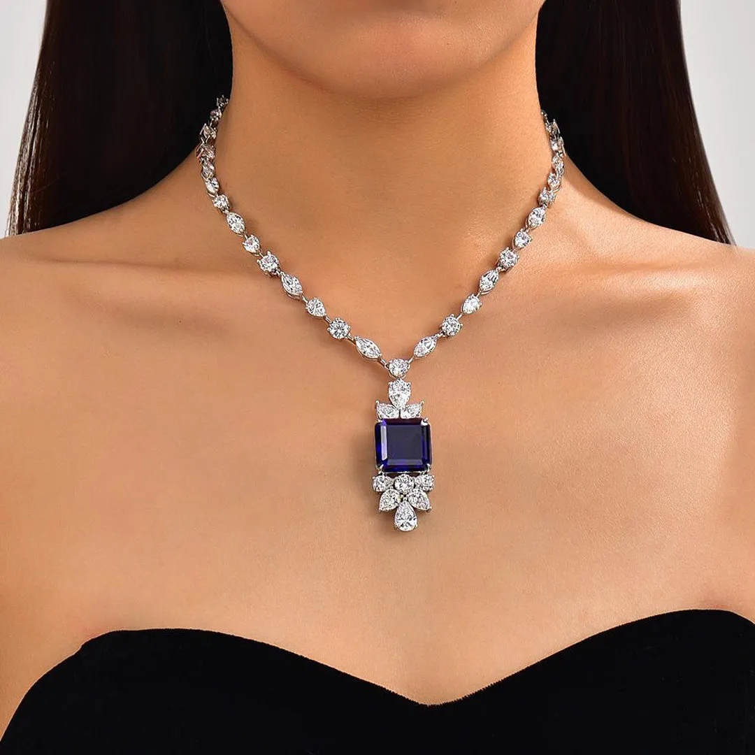 Scheherazade Blue Sapphire Necklace