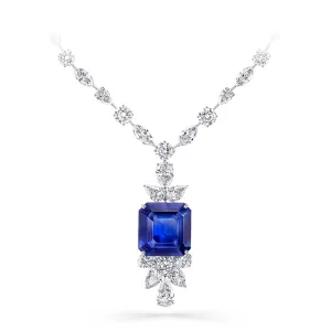 Scheherazade Blue Sapphire Necklace