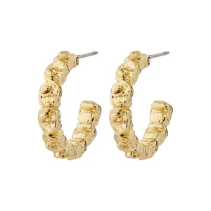 SCOTTIE hoop earrings gold-plated