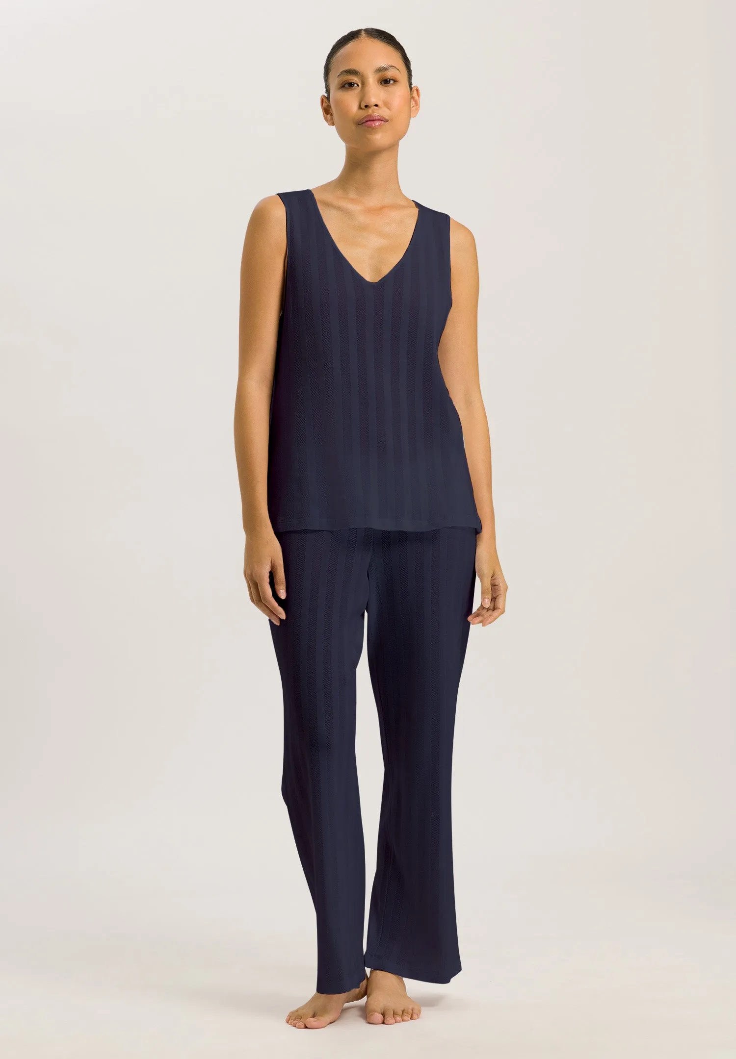 Simone Organic Cotton Tank Pajama Set | Deep Navy 74906-1610